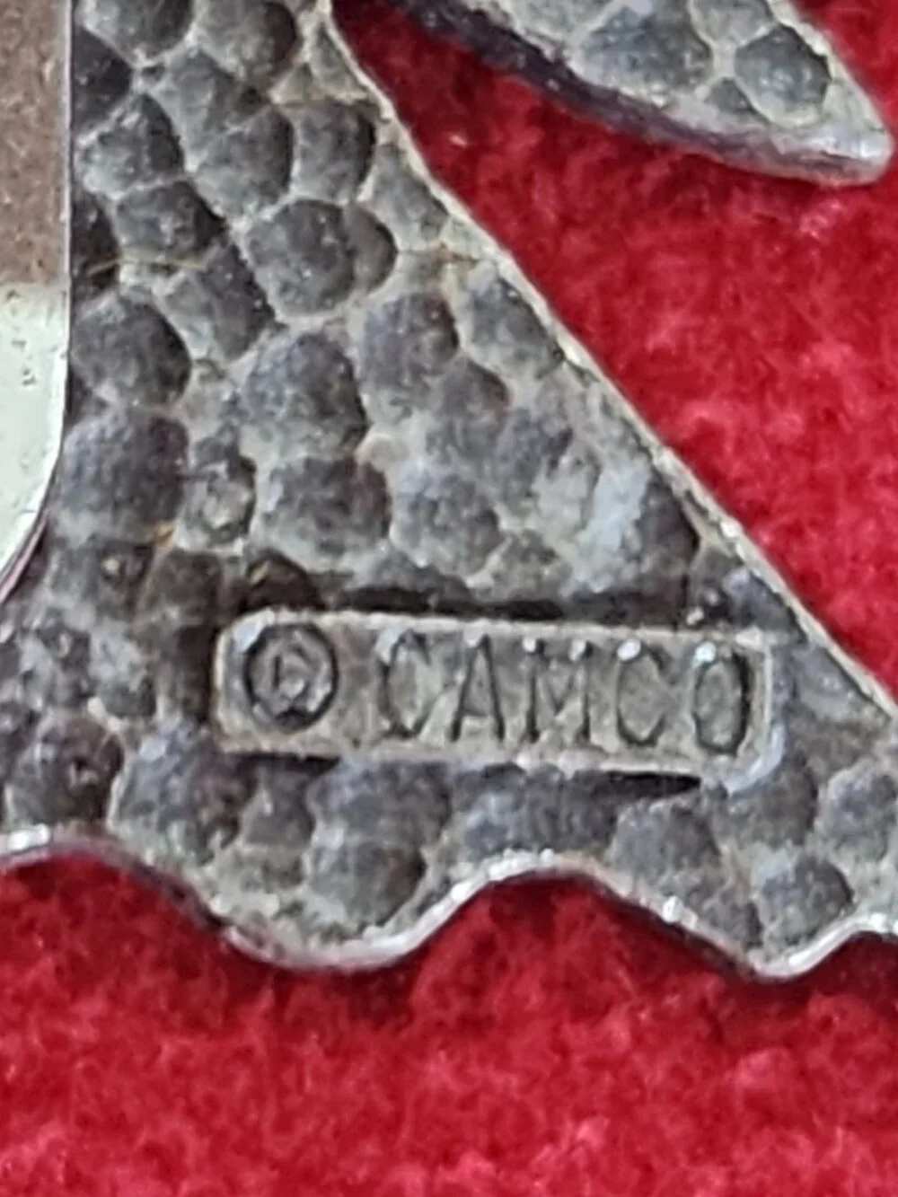 Camco Vintage Silver Tone Angels Light the Way Guardian Angel Visor Money Clip
